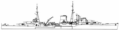 HMS Ajax [Light Cruiser] (1943)