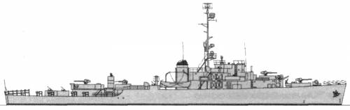 HMS Antigua K500 (Frigate) (1945)