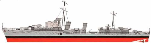 HMS Ashanti F51 (Destroyer)
