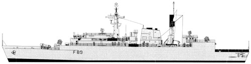 HMS Battleaxe F89 (Type 22 class Frigate) (1992)