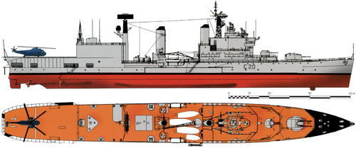 HMS Blake C99 [Light Cruiser] (1969)