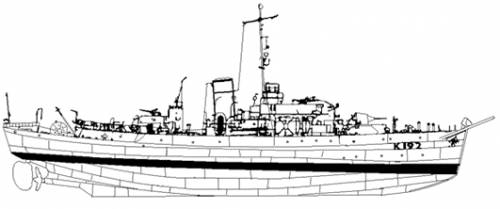 HMS Bryony K192 (Corvette) (1943)