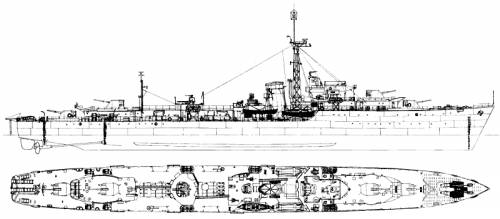HMS Caesar R07 (Destroyer) (1944)