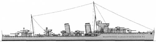 HMS Codrington D65 (Destroyer) (1939)