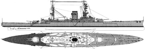 HMS Courageous (Battlecruiser) (1917)