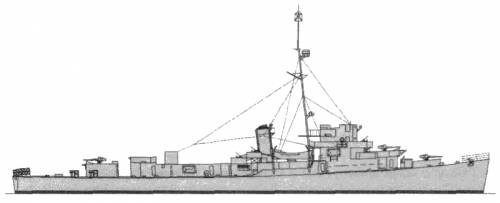 HMS Cubitt K512 (Frigate) (1943)
