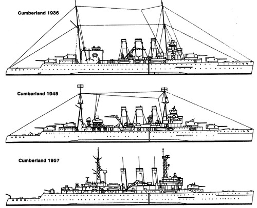 HMS Cumberland 57 (Heavy Cruiser)