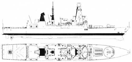 HMS Daring D32 (Destroyer) (2008)