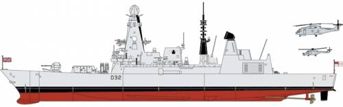 HMS Daring D32 [Type 45 Destroyer]