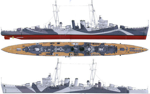 HMS Delhi D47 (Light Cruiser) (1942)
