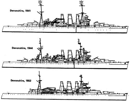 HMS Devonshire 39 (Heavy Cruiser)