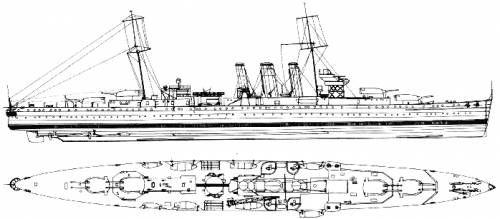 HMS Dorsetshire [Heavy Cruiser] (1939)