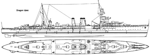 HMS Dragon (Light Cruiser) (1944)