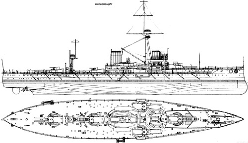 HMS Dreadnought (Battleship) (1906)