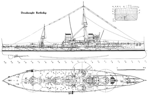 HMS Dreadnought (Battleship) (1910)