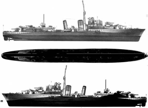 HMS Eskimo F75 (Destroyer) (1941)