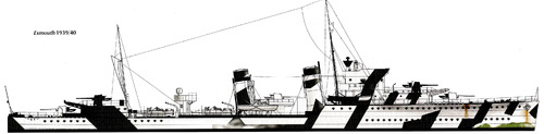 HMS Exmouth H02 (Destroyer) (1939)