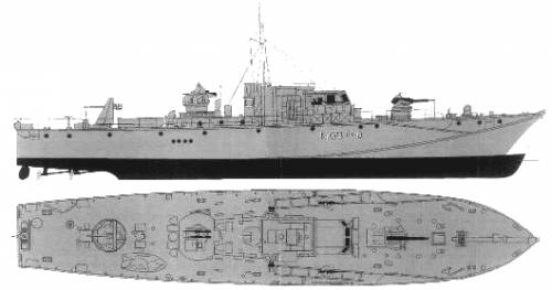 HMS Fairmile D MGB 660 (Motor Launche)