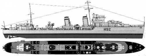 HMS Glowworm (Destroyer) (1940)