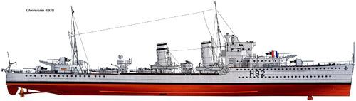 HMS Glowworm H92 (Destroyer) (1938)