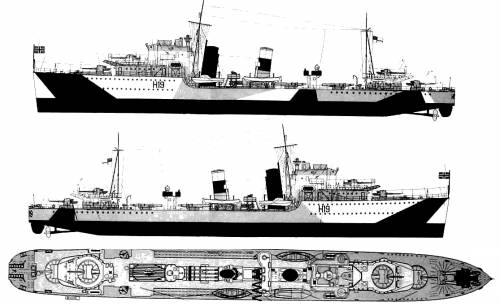 HMS Harvester H19 (Destroyer)