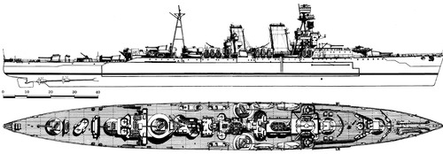 HMS Hawkins (Heavy Cruiser) (1942)