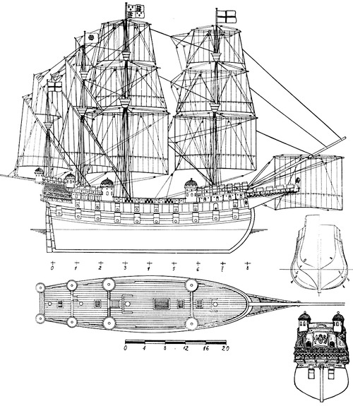HMS Henry Grace a Dieu 1514 (Carrack)