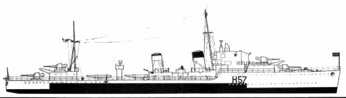HMS Hesperus H57 (Destroyer)