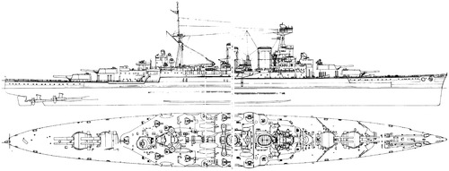 HMS Hood (Battlecruiser) (1940)