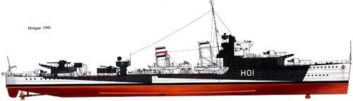 HMS Hotspur H01 (Destroyer) (1941)
