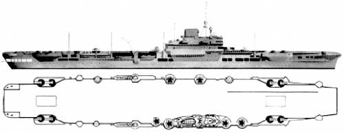 HMS Illustrious CV-7 (Aircraft Carrier)