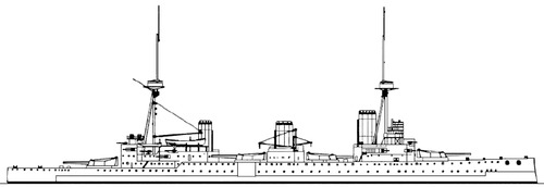 HMS Indefatigable (Battlecruiser) (1911)