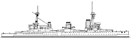 HMS Indefatigable (Battlecruiser) (1916)