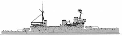 HMS Inflexible (Battlecruiser) (1919)