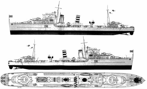 HMS Ivanhoe D16 (Destroyer)