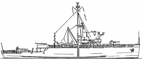 HMS Kilchrenan Z04 (Corvette) (1943)