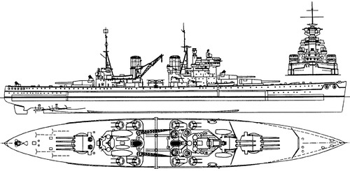 HMS King George V (Battleship) (1940)