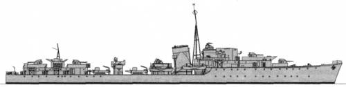 HMS Lance F87 (Destroyer) (1942)