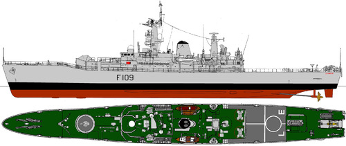 HMS Leander F109 (Frigate) (1972)