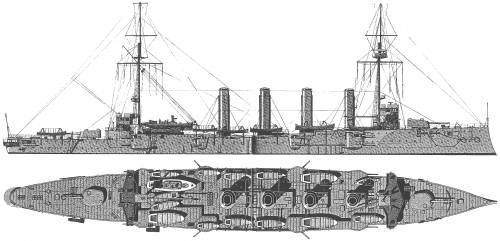 HMS Leviathan (Armoured Cruiser) (1903)