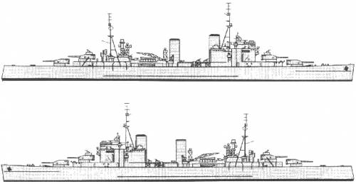 HMS London C69 (Heavy Cruiser)