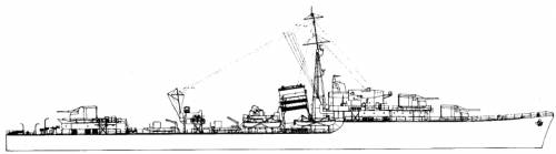 HMS Loyal F15 (Destroyer) (1942)