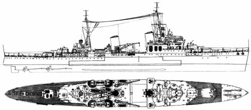 HMS Manchester (Light Cruiser) (1942)