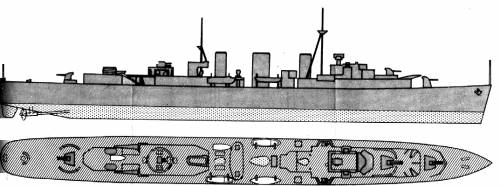 HMS Manxman [Cruiser Minelayer]