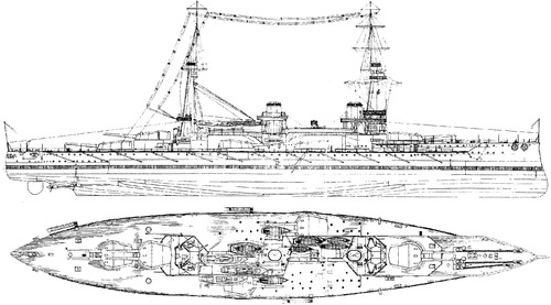 HMS Neptune {Battleship) (1911)