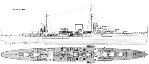 HMS Neptune (Light Cruiser) (1934)