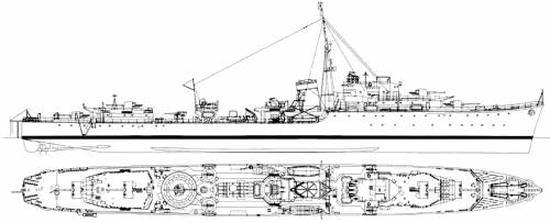 HMS Onslow G17 [Destroyer Leader] (1941)