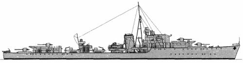 HMS Raider H15 (Destroyer) (1943)