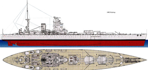 HMS Rodney (Battleship) (1939)