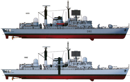 HMS Sheffield D80 [Type 42 Destroyer]